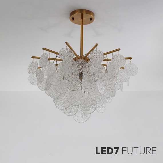 Loft Industry Modern - Shine Small Discs Chandelier